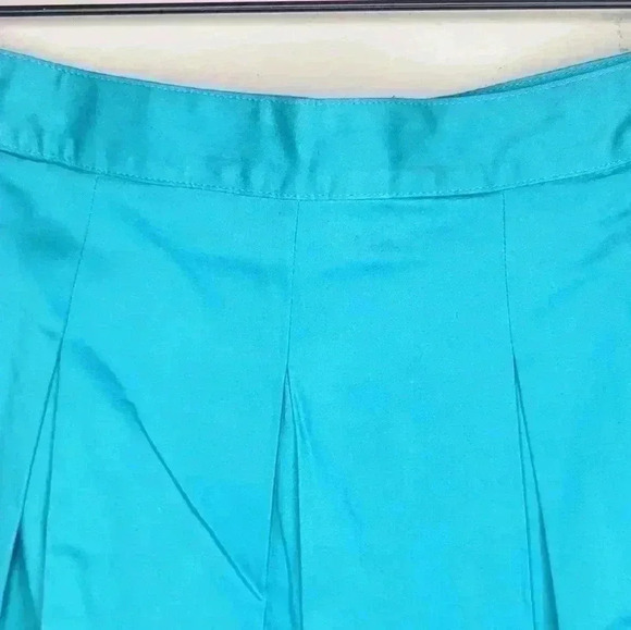 Talbots NWT New Womens Blue Teal Skirt Woth Lining Size 6 - Picture 3 of 9